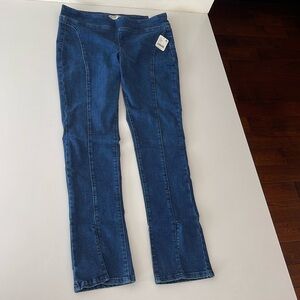 Free People Double Dutch Slit Skinny Jean